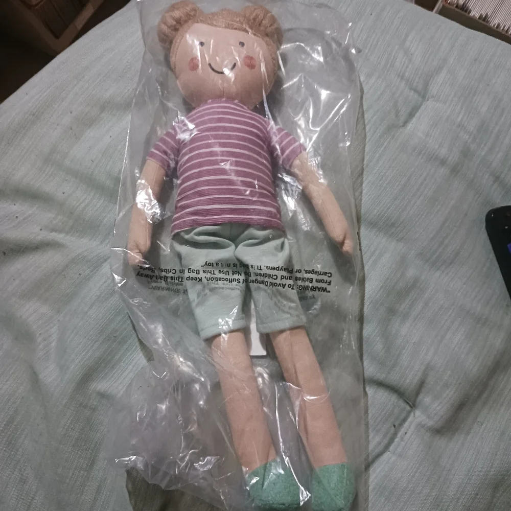 Pillowfort Decorative Pillow Pal Girl Doll 20" - Picture 3 of 4